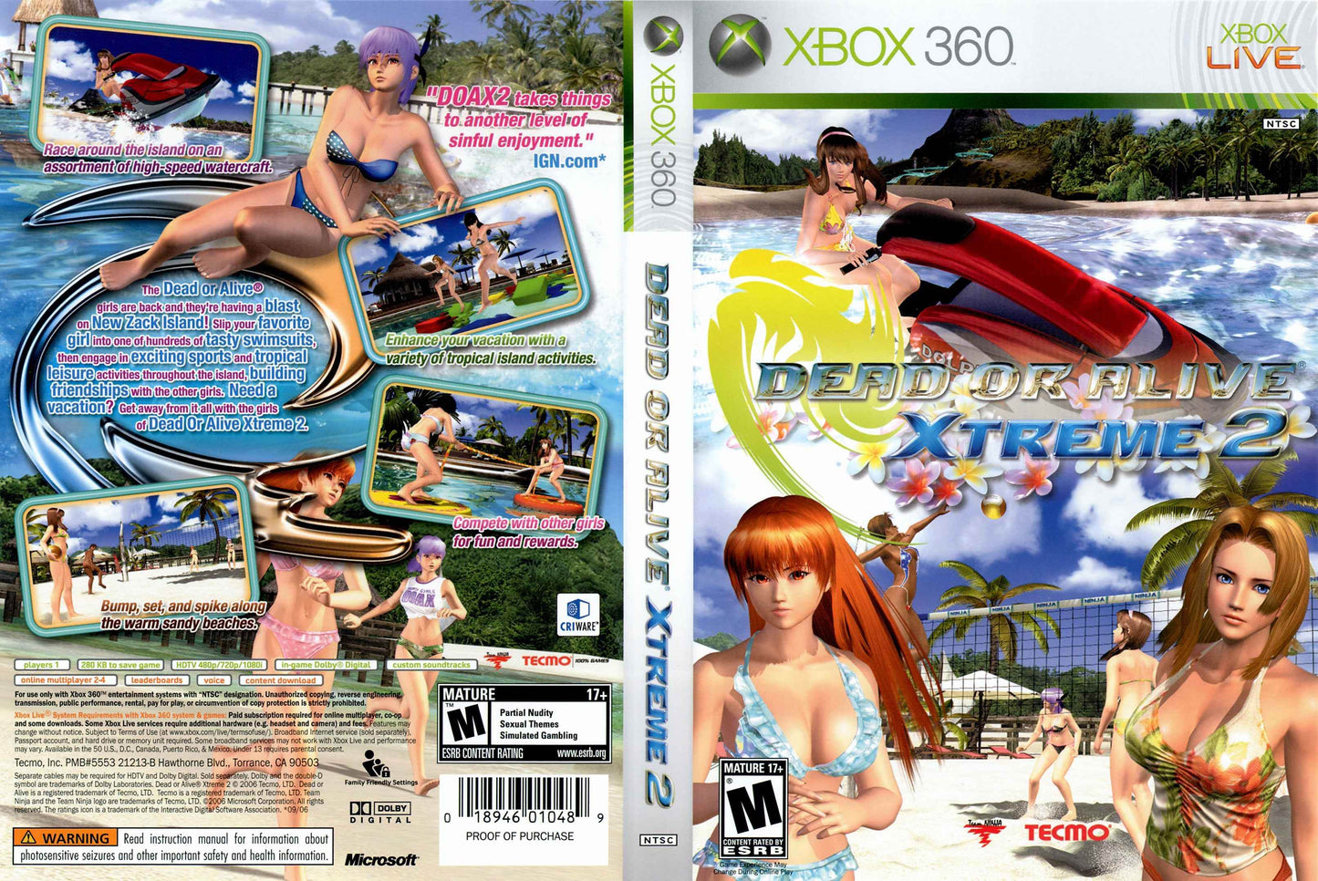 Dead or Alive Xtreme 2 Cover Art - WOI Solutions