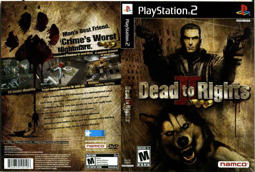 Dead to Rights II Cover Art - WOI Solutions