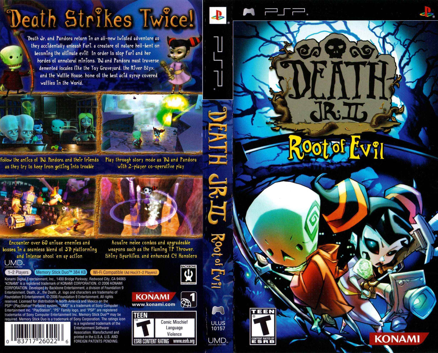 Death Jr. II Root of Evil Cover Art - WOI Solutions