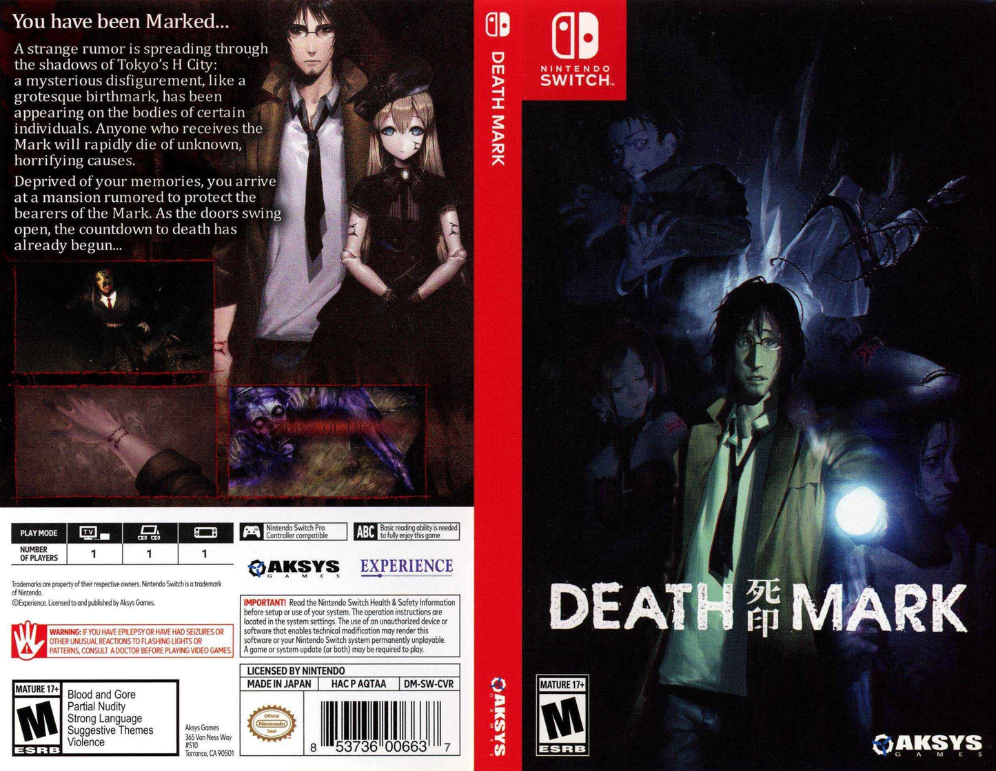 Death Mark Cover Art - WOI Solutions