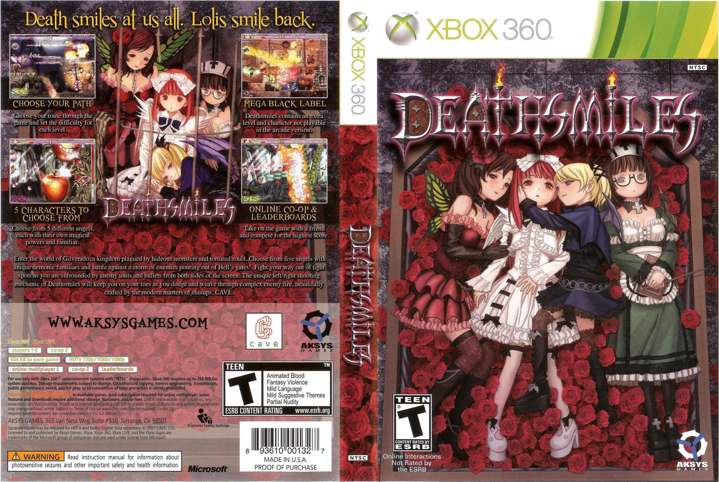 DeathSmiles Cover Art - WOI Solutions
