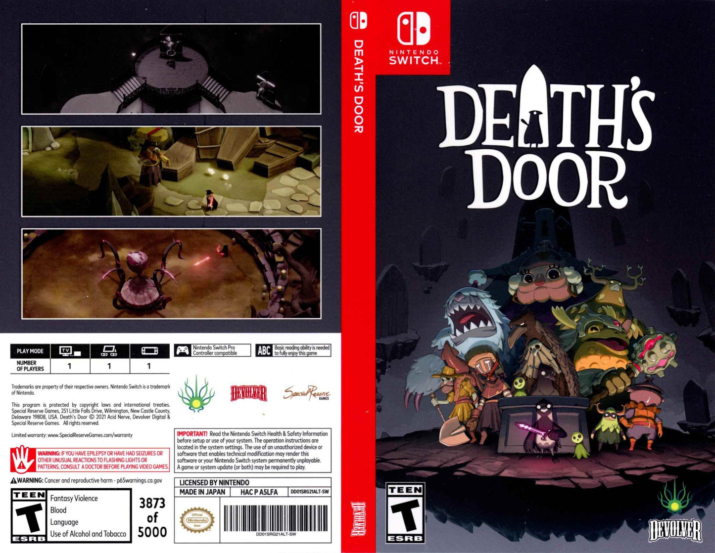 Death's Door Cover Art - WOI Solutions