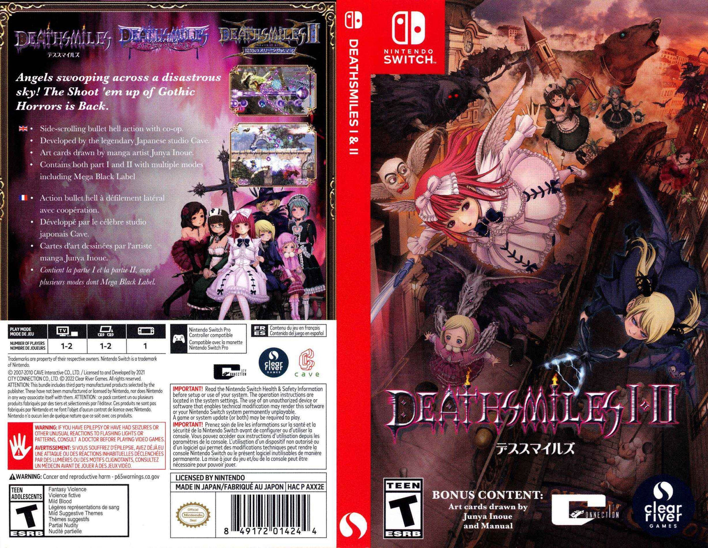 Deathsmiles I & II Cover Art - WOI Solutions