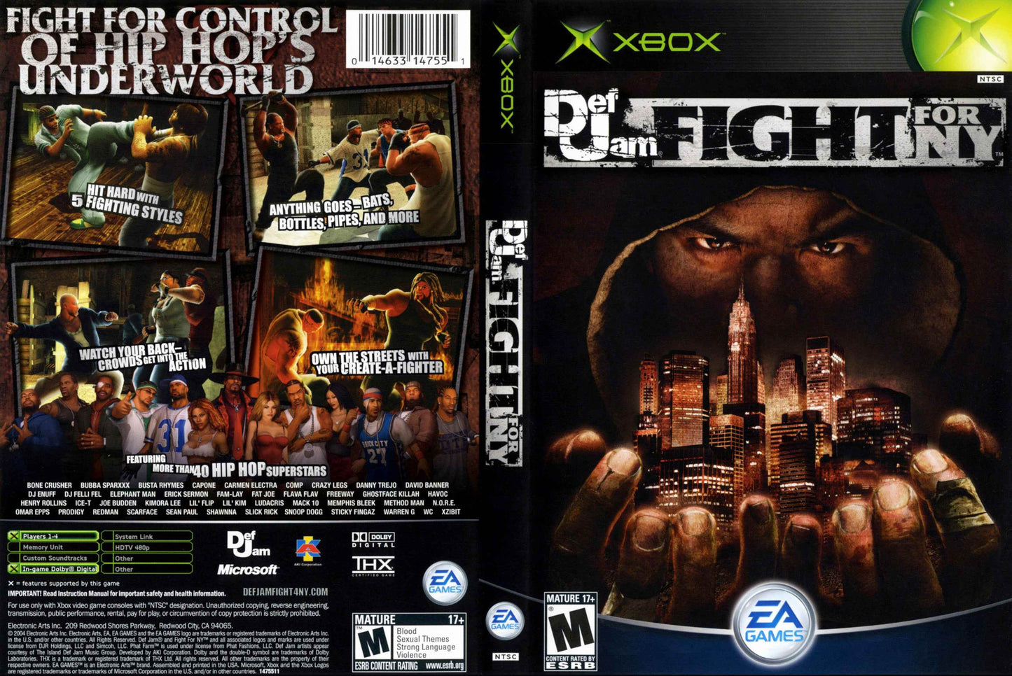 Def Jam Fight For NY Cover Art - WOI Solutions