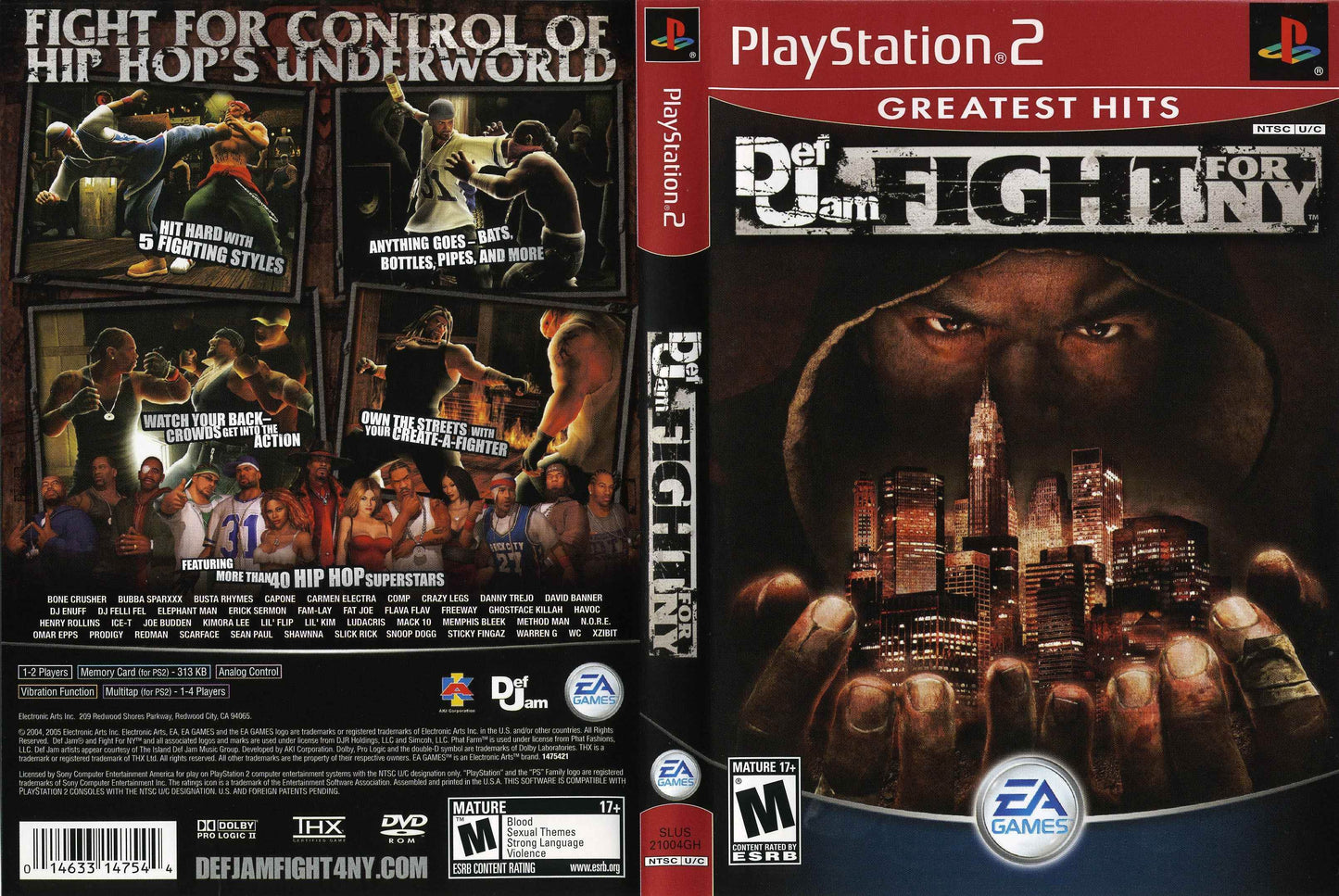 Def Jam Fight For NY Cover Art - WOI Solutions