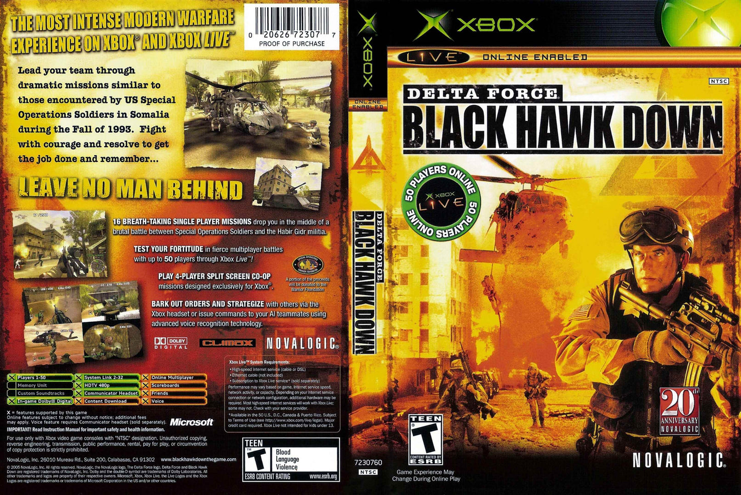 Delta Force Black Hawk Down Cover Art - WOI Solutions