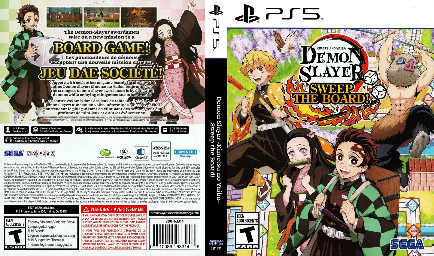 Demon Slayer Kimetsu no Yaiba - Sweep the Board! Cover Art - WOI Solutions