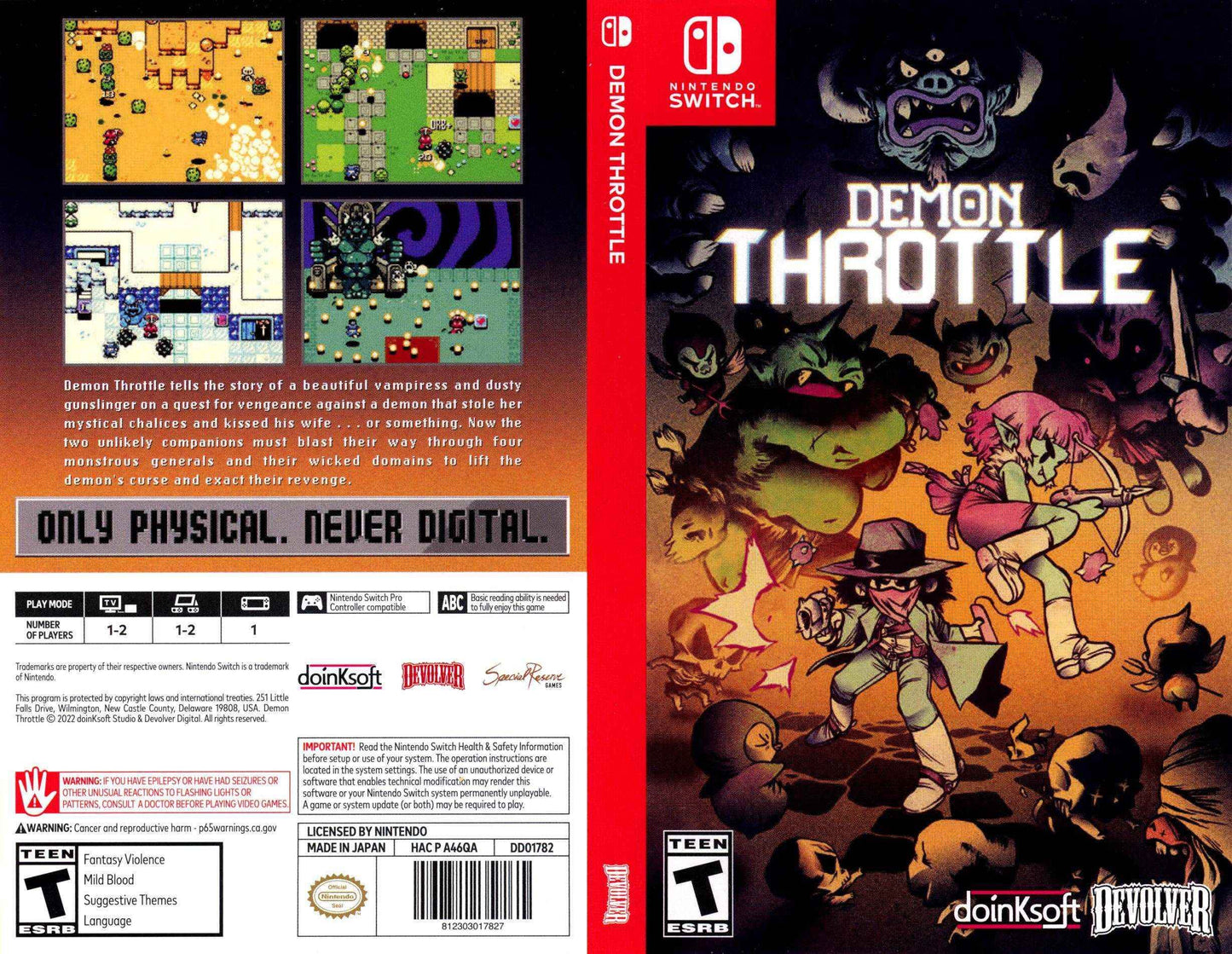 Demon Throttle Cover Art - WOI Solutions