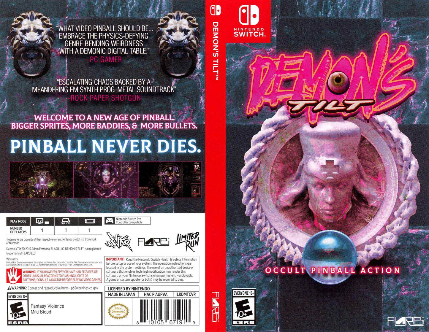 Demon's Tilt Cover Art - WOI Solutions