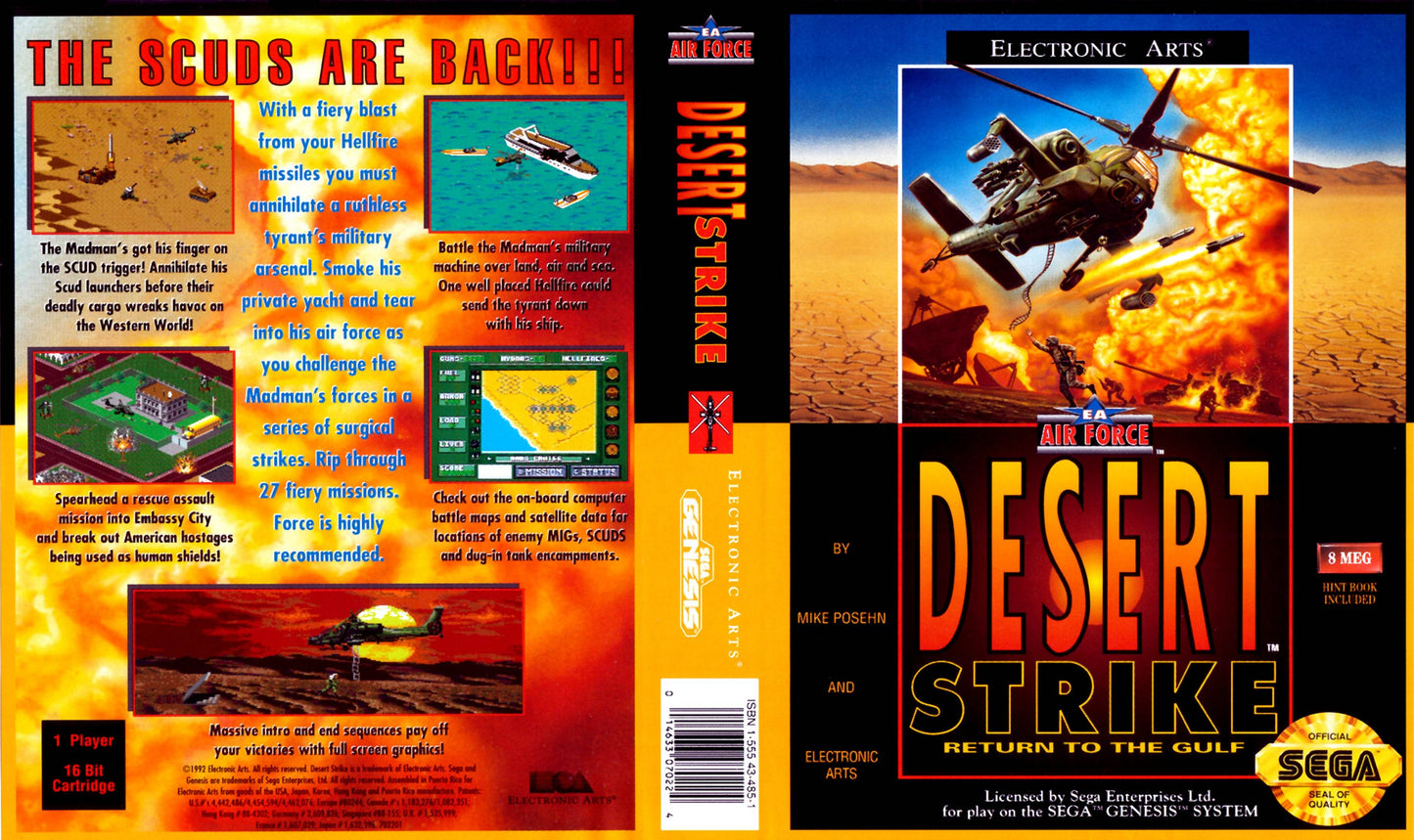 Desert Strike Return to the Gulf Cover Art - WOI Solutions