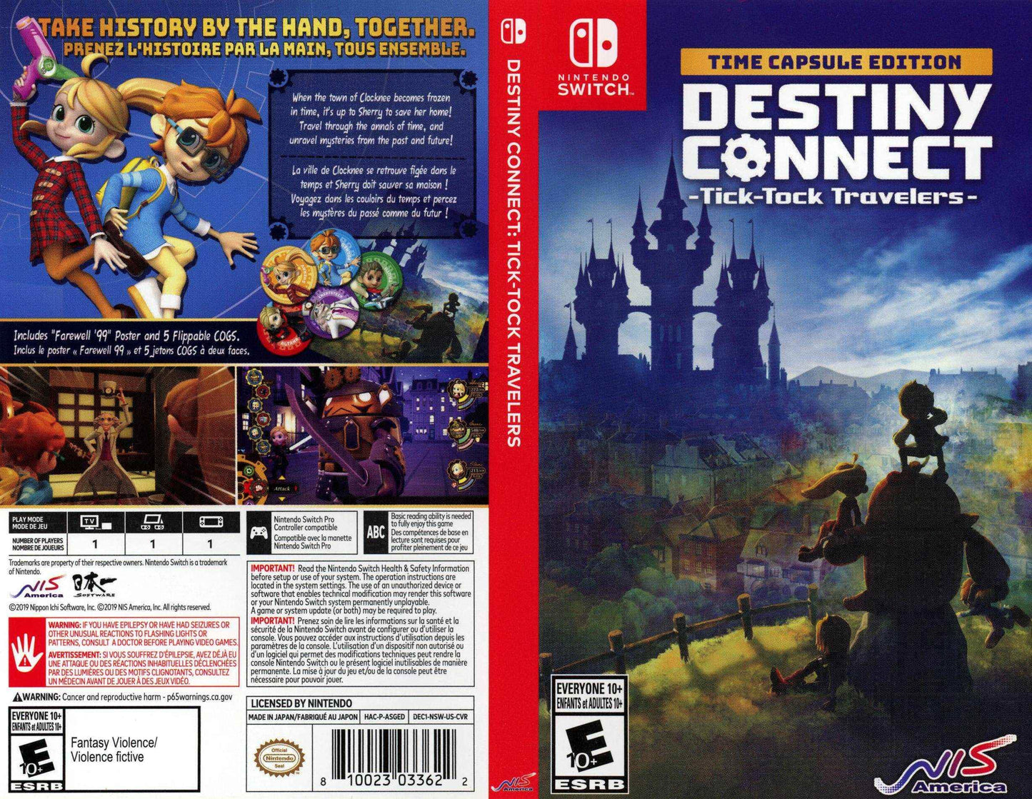 Destiny Connect Tick-Tock Travelers Cover Art - WOI Solutions