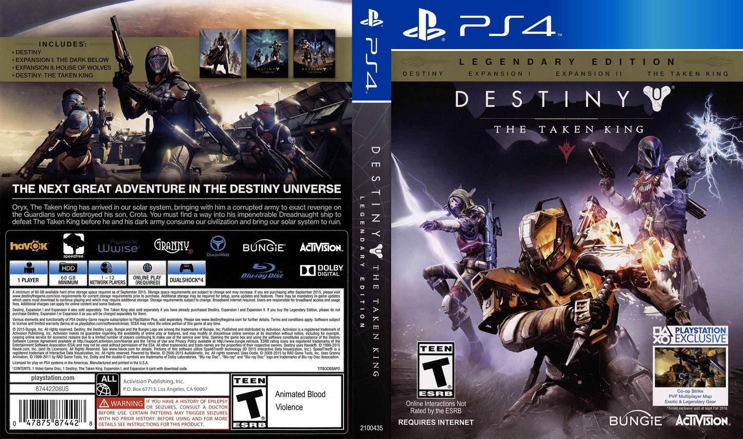 Destiny The Taken King Cover Art - WOI Solutions