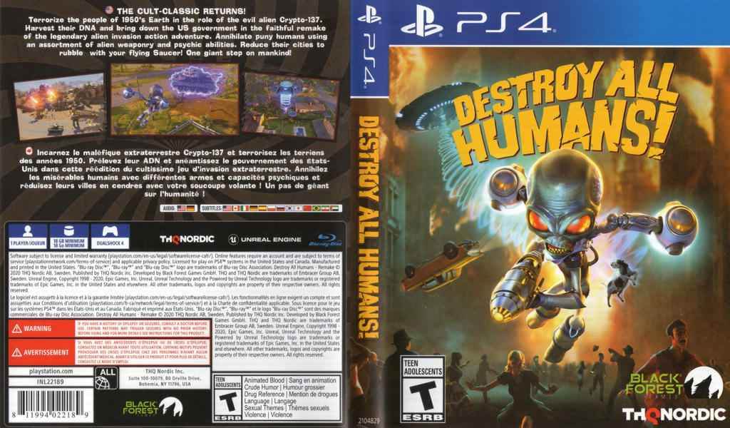 Destroy All Humans! Cover Art - WOI Solutions