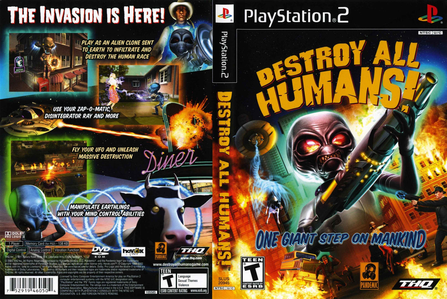 Destroy All Humans! Cover Art - WOI Solutions