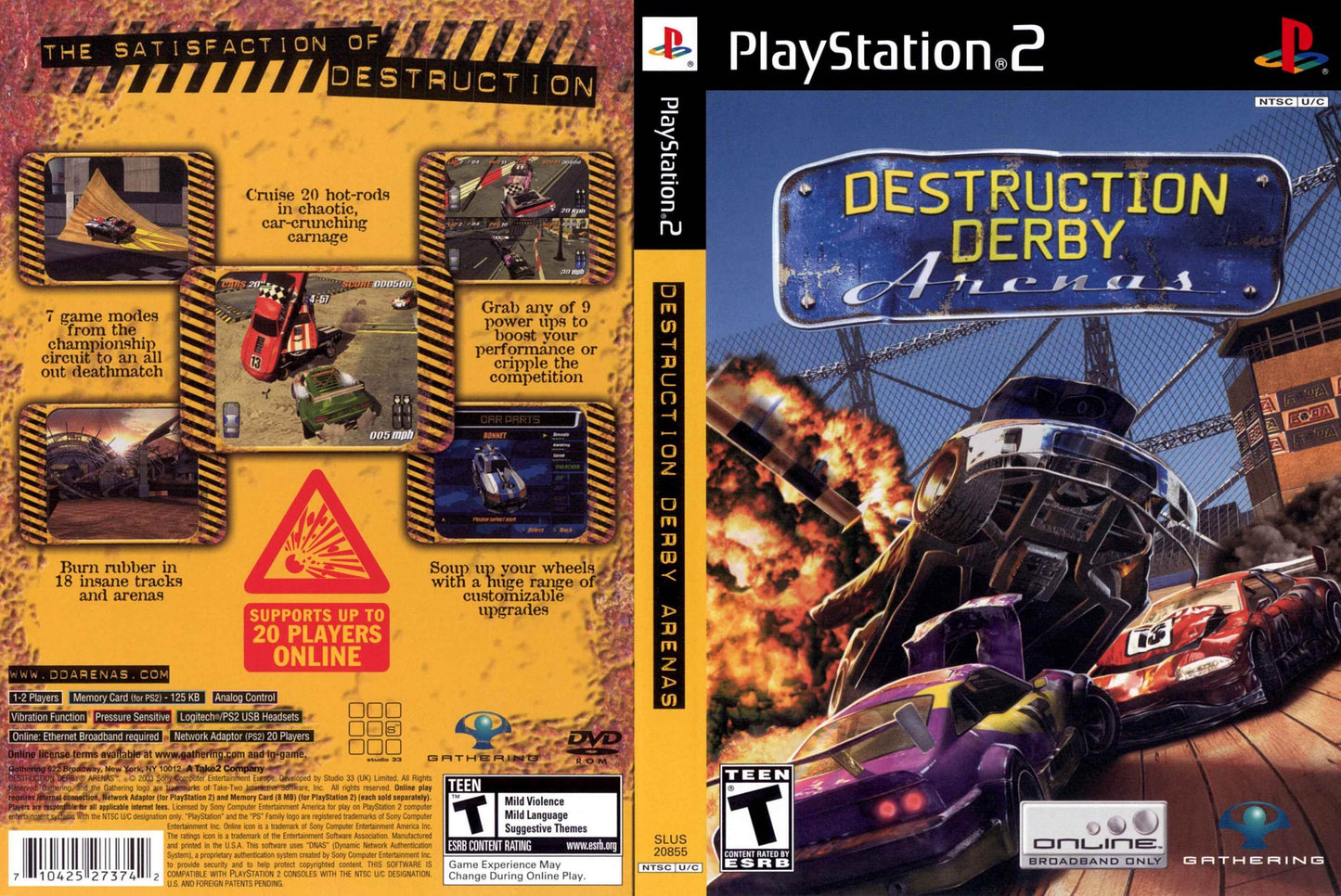 Destruction Derby Arenas Cover Art - WOI Solutions