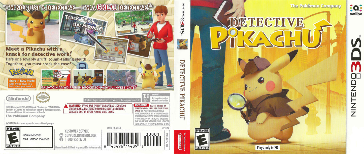 Detective Pikachu Cover Art - WOI Solutions