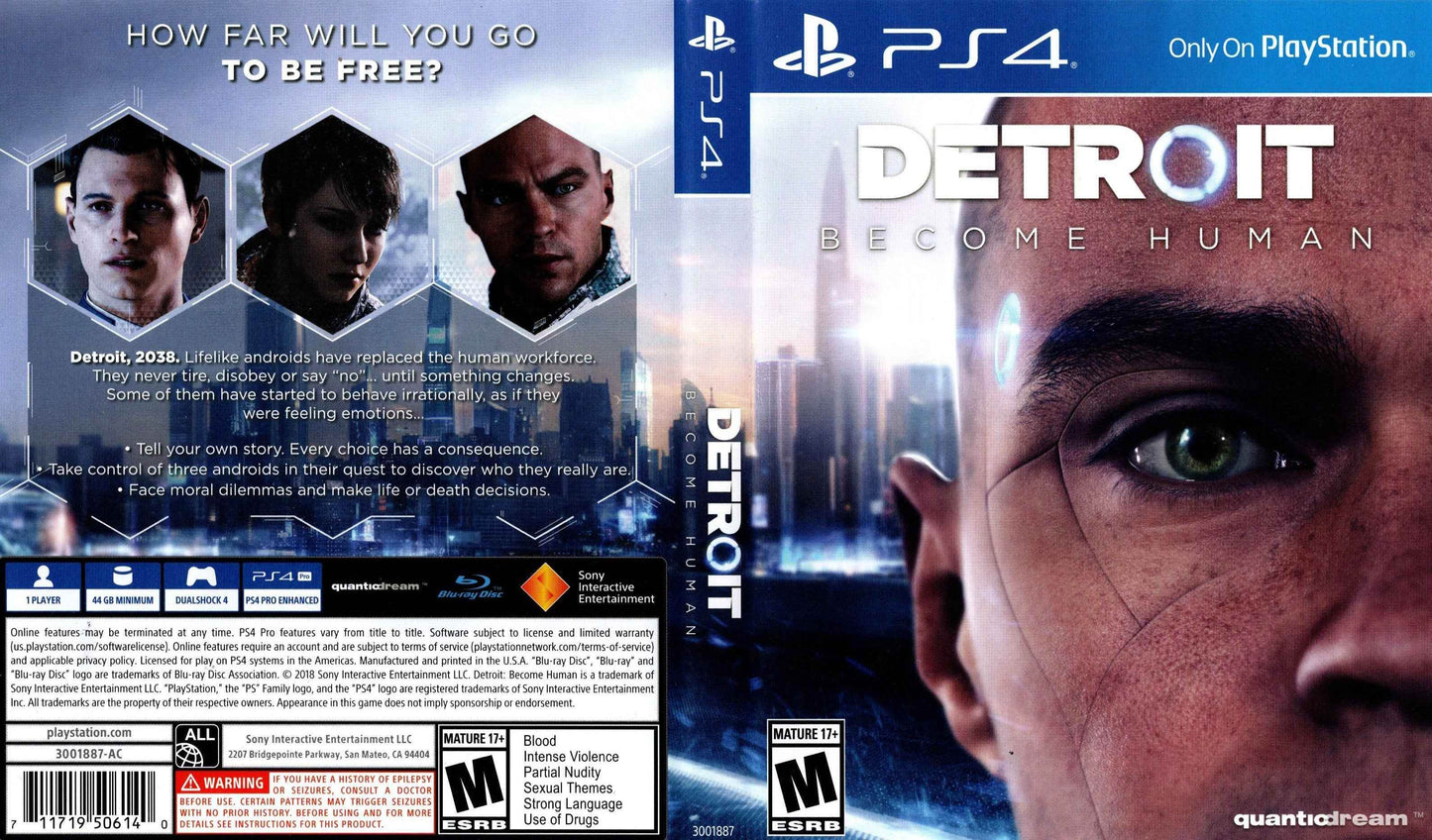Detroit Become Human Cover Art - WOI Solutions