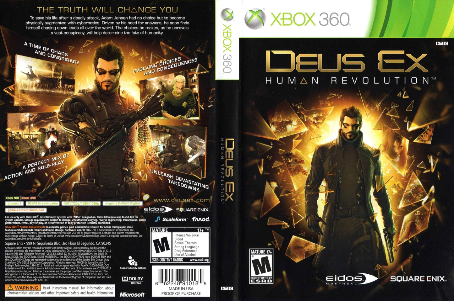 Deus Ex Human Revolution Cover Art - WOI Solutions