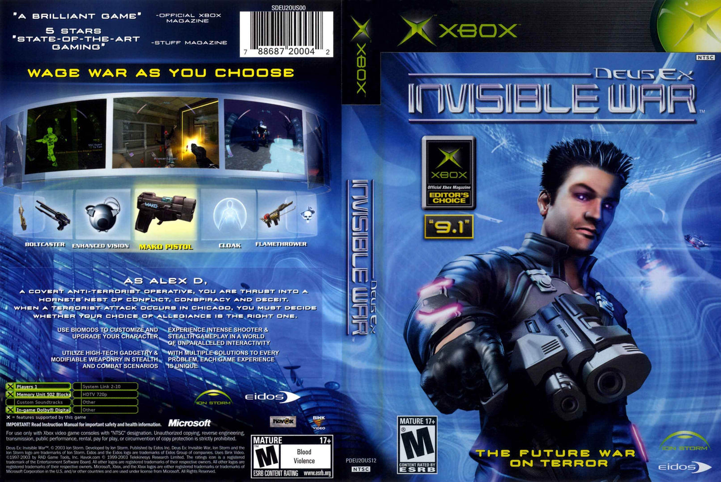 Deus Ex Invisible War Cover Art - WOI Solutions