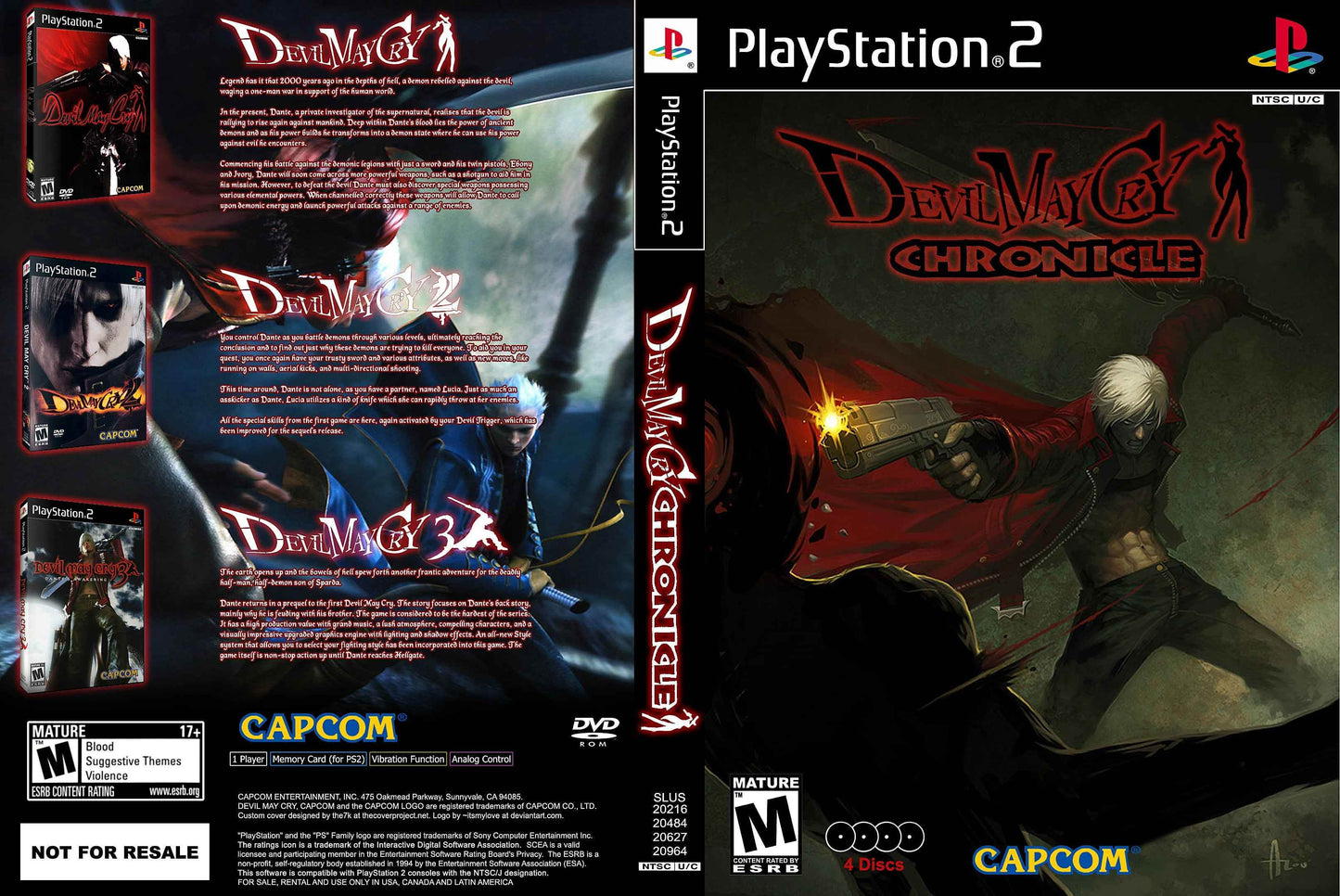 Devil May Cry - 5th Anniversary Collection Cover Art - WOI Solutions