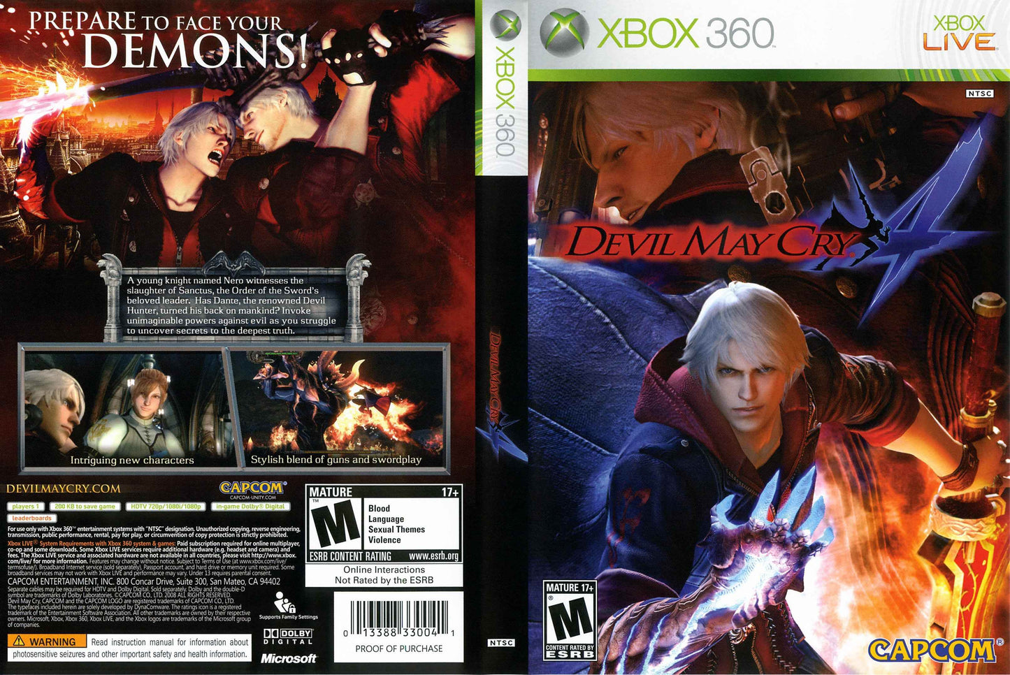 Devil May Cry 4 Cover Art - WOI Solutions
