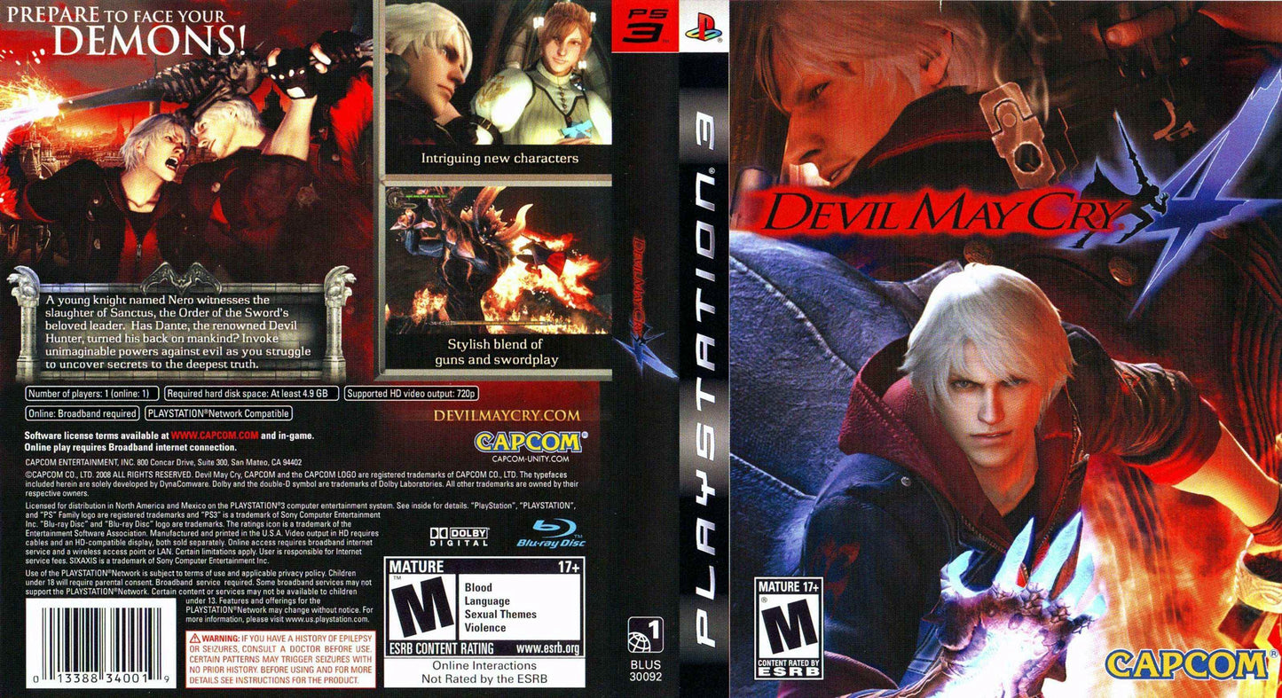 Devil May Cry 4 Cover Art - WOI Solutions