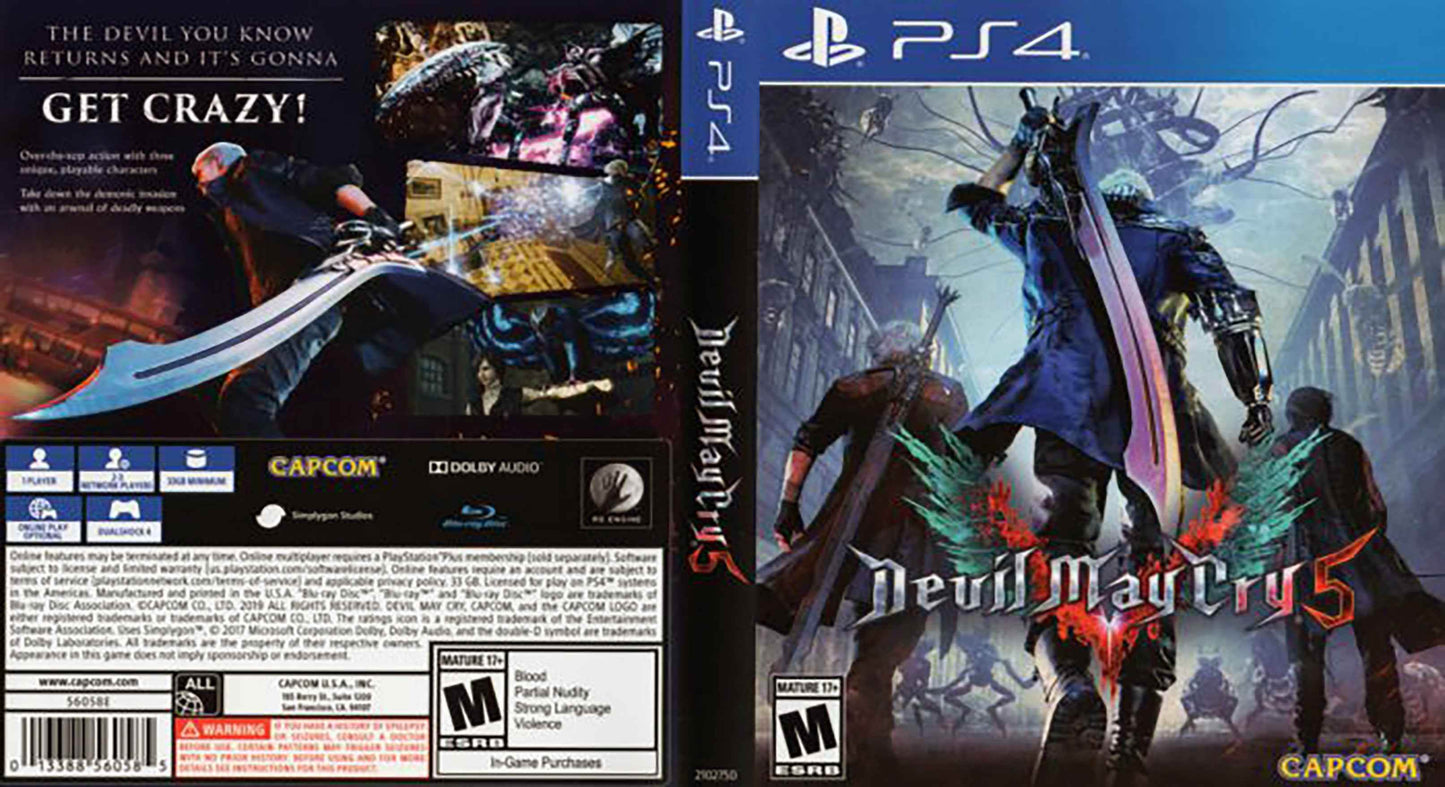 Devil May Cry 5 Cover Art - WOI Solutions