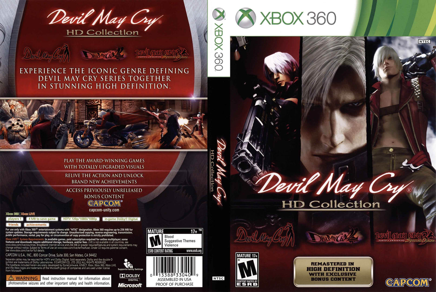 Devil May Cry HD Collection Cover Art - WOI Solutions