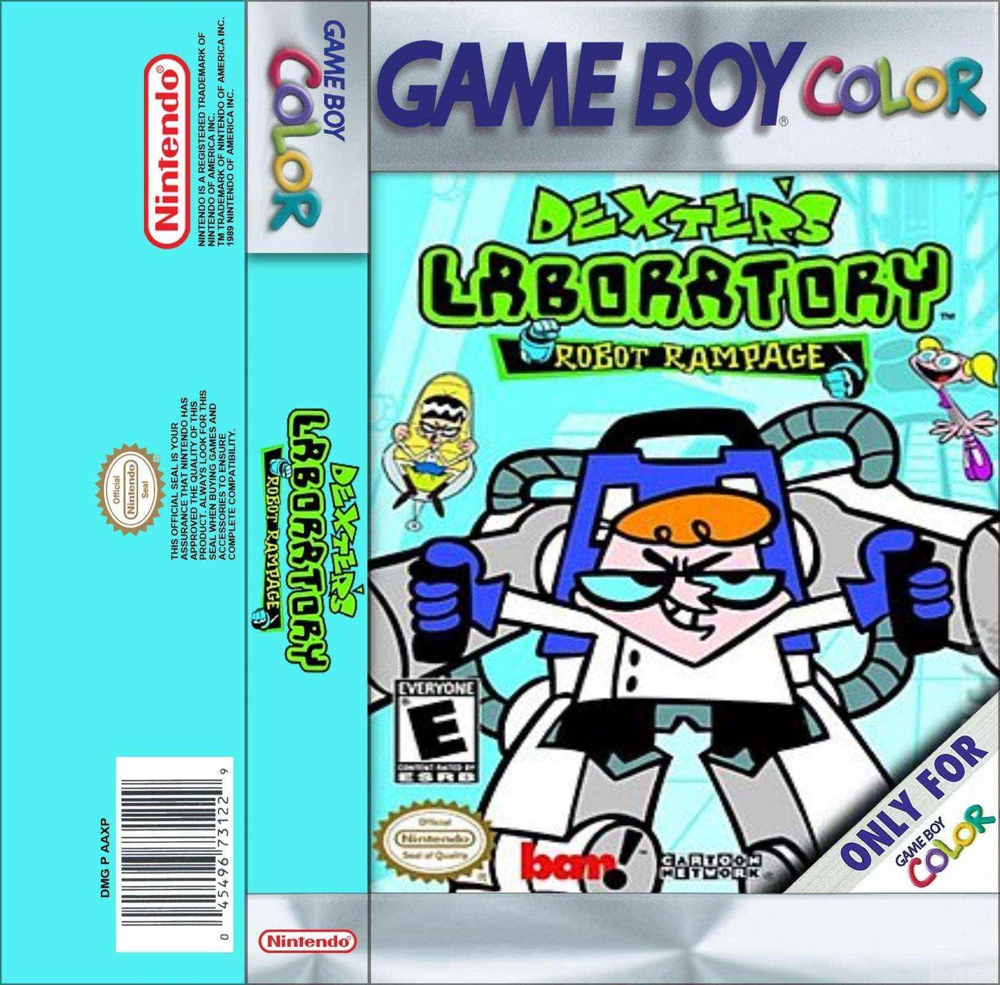 Dexter's Laboratory Robot Rampage Cover Art - WOI Solutions