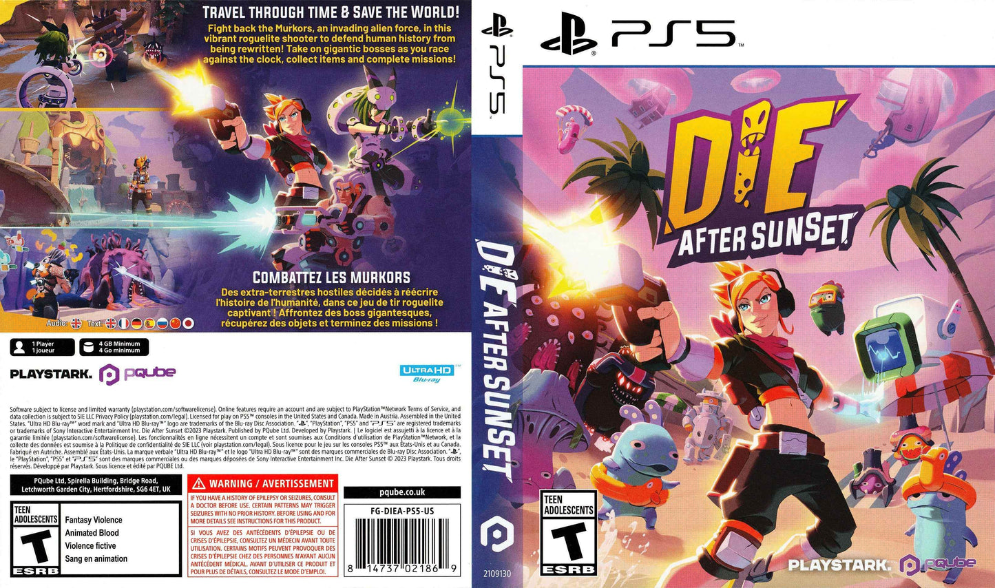 Die After Sunset Cover Art - WOI Solutions