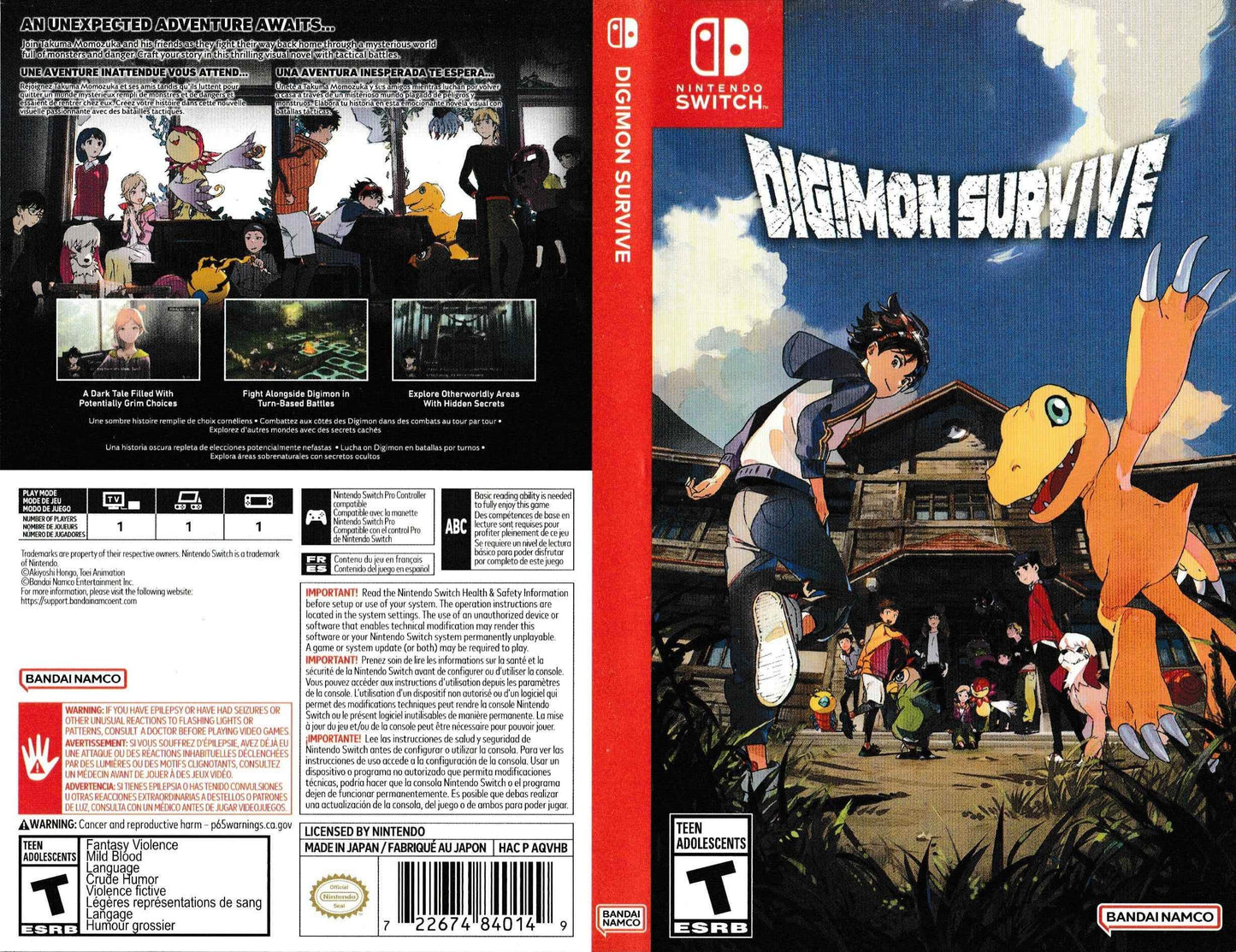 Digimon Survive Cover Art - WOI Solutions