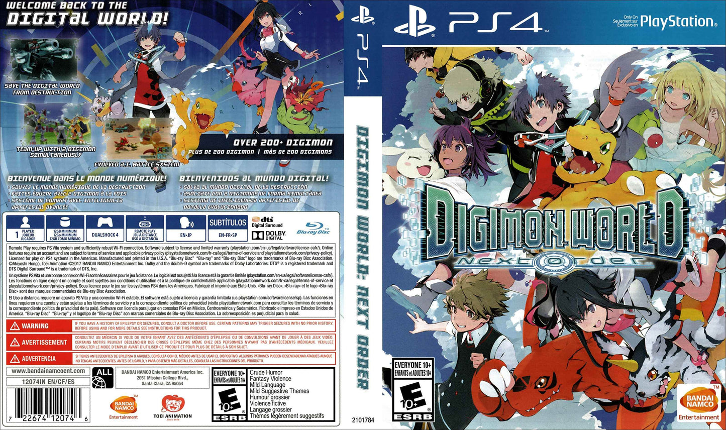 Digimon World - Next Order Cover Art - WOI Solutions
