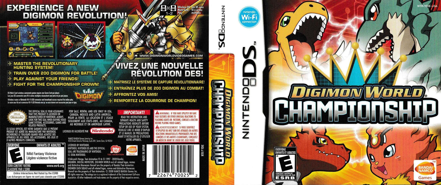 Digimon World Championship Cover Art - WOI Solutions