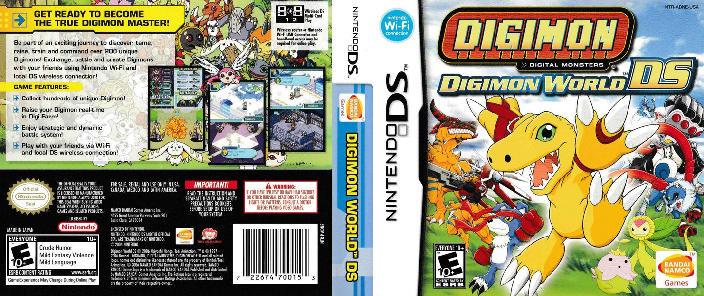 Digimon World DS Cover Art - WOI Solutions