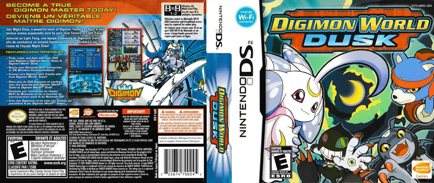 Digimon World Dusk Cover Art - WOI Solutions