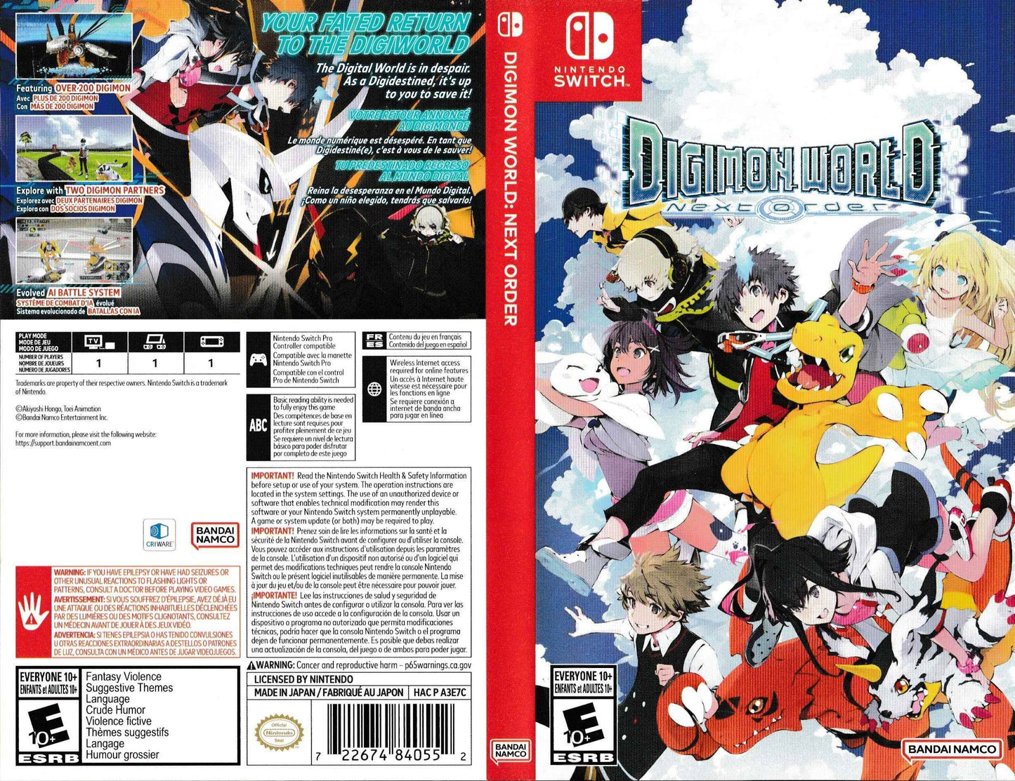Digimon World Next Order Cover Art - WOI Solutions