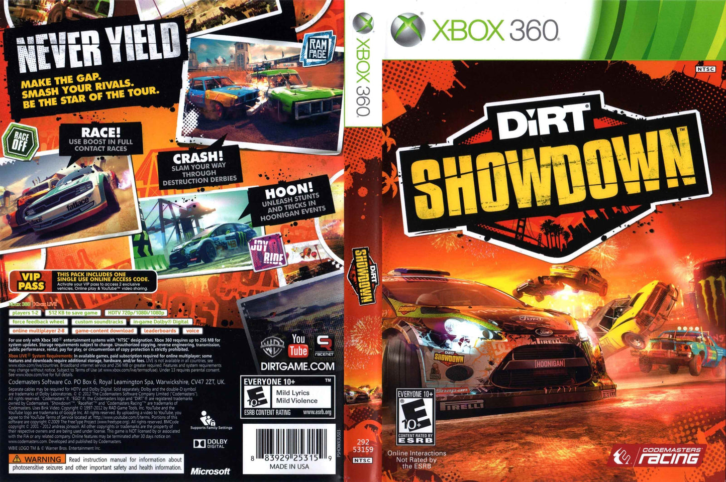 Dirt Showdown Cover Art - WOI Solutions