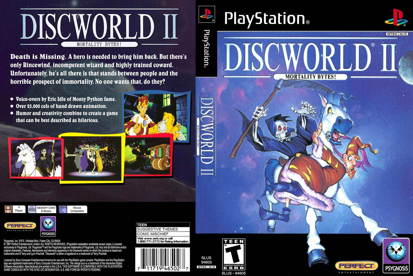 Discworld II Mortality Bytes! Cover Art - WOI Solutions