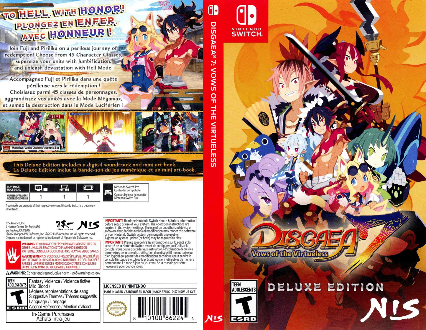 Disgaea 7 Vows of the Virtueless Cover Art - WOI Solutions