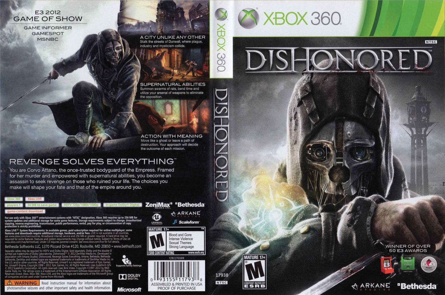 Dishonored Cover Art - WOI Solutions