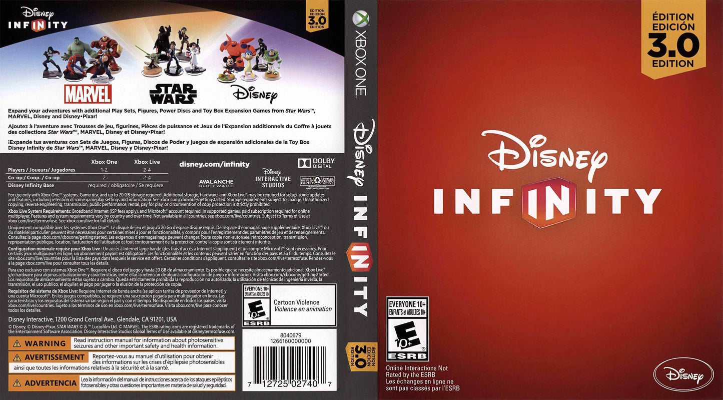 Disney Infinity 3.0 Cover Art - WOI Solutions