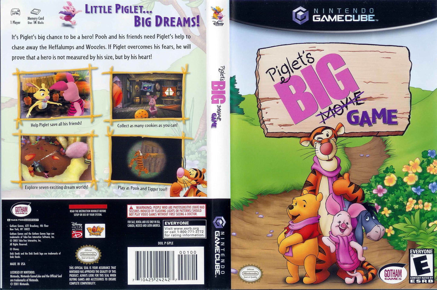 Disney Piglet's Big Game Cover Art - WOI Solutions