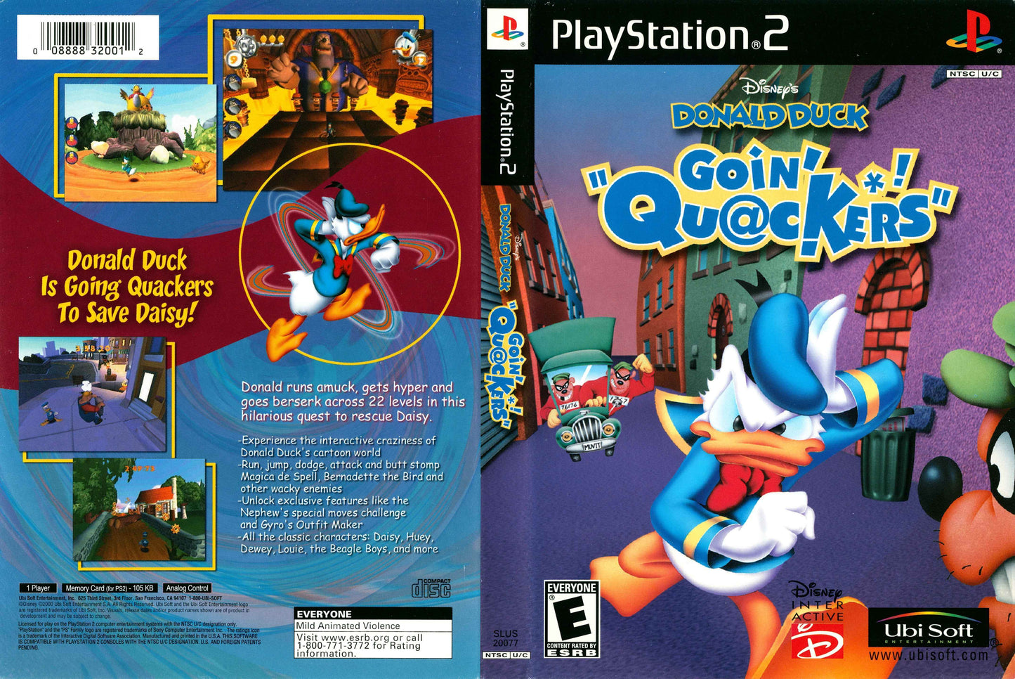 Disney's Donald Duck Goin' Quackers Cover Art - WOI Solutions