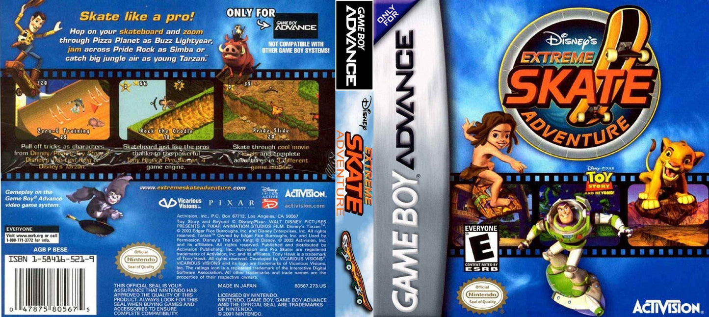 Disney's Extreme Skate Adventure Cover Art - WOI Solutions
