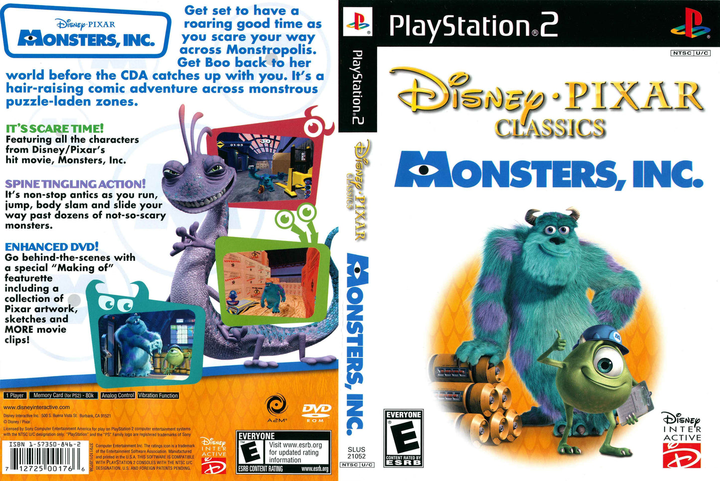 Disney's Pixar Monsters, Inc. Cover Art - WOI Solutions