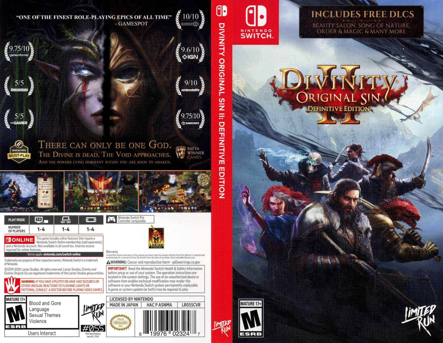 Divinity Original Sin 2 - Definitive Edition Cover Art - WOI Solutions