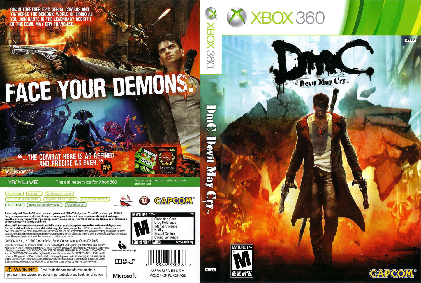 DmC Devil May Cry Cover Art - WOI Solutions
