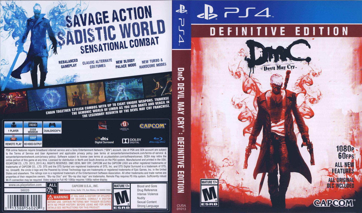 DmC Devil May Cry Definitive Edition Cover Art - WOI Solutions