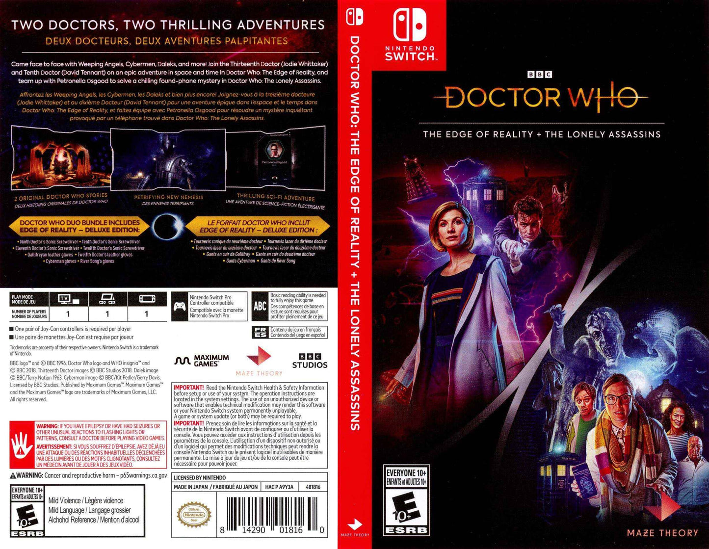 Doctor Who The Edge of Reality Cover Art - WOI Solutions