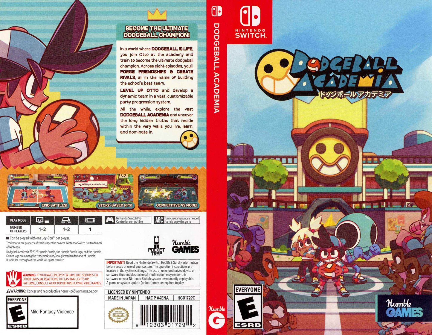 Dodgeball Academia Cover Art - WOI Solutions